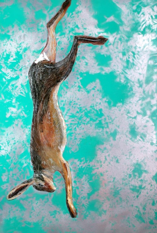 Helen Mathwin, Never Suit You, automotive paint on aluminium, 60x 90 cm, $420